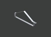 Хомут для фиксации двускатной крышки лотка ANSFX 500х50 (1,0) оцинк. CLIVE - КЛАЙВ фото 1 