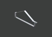 Хомут для фиксации двускатной крышки лотка ANSFX 500х60 (1,2) оцинк. CLIVE - КЛАЙВ фото 1 