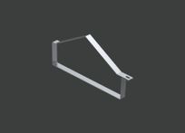 Хомут для фиксации двускатной крышки лотка ANSFX 100х80 (1,2) гор. цинк CLIVE - КЛАЙВ фото 1 