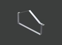 Хомут для фиксации двускатной крышки лотка ANSFX 600х110 (1,2) гор. цинк CLIVE - КЛАЙВ фото 1 