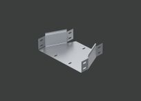 Переходник по ширине ANSRM 400х100х80 (1,2) нерж. сталь AISI304 CLIVE - КЛАЙВ фото 1 