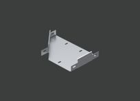 Переходник по ширине левосторонний ANSRM 300х150х50 (1,2) оцинк. CLIVE - фото 1