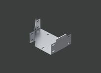 Переходник по ширине левосторонний ANSRM 400х150х100 (1,5) гор. цинк CLIVE - КЛАЙВ фото 1 