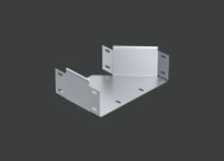 Переходник по ширине левосторонний ANSRM 400х150х110 (1,2) гор. цинк CLIVE - КЛАЙВ фото 1 