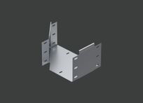 Переходник по ширине левосторонний ANSRM 600х300х150 (1,5) оцинк. CLIVE - фото 1