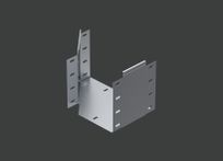 Переходник по ширине левосторонний ANSRM 500х300х200 (1,5) гор. цинк CLIVE - КЛАЙВ фото 1 