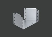 Переходник по ширине левосторонний ANSRM 500х400х200 (1,0) нерж. сталь AISI304 CLIVE - КЛАЙВ фото 1 