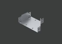 Переходник по ширине правосторонний ANSRM 600х400х80 (1,0) окрашенный RALXXXX CLIVE - фото 1