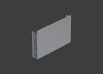 Заглушка торцевая ANSZT 200х200 (0,7) нерж. сталь AISI304 CLIVE - КЛАЙВ фото 1 