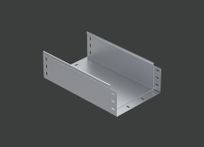 Лоток неперфорированный 150х150х3000 мм (1,5 мм) нержавеющая сталь AISI 304 - КЛАЙВ фото 1 