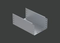 Лоток неперфорированный 400х200х3000 мм (1,2 мм) оцинкованный - КЛАЙВ фото 1 