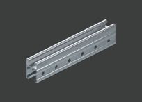 Страт профиль с 3-х сторонней перфорацией двойной MSTPR 41х62х2,0 550 нерж. сталь AISI316 CLIVE - КЛАЙВ фото 1 