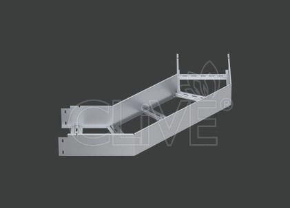 Поворот лестничного лотка ALSEH R-600мм. 90гр.х150х110 (1,2) окрашенный RALXXXX CLIVE