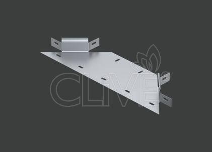 Отвод Т-образный ANSEH 150х35 (0,7) окрашенный RALXXXX CLIVE