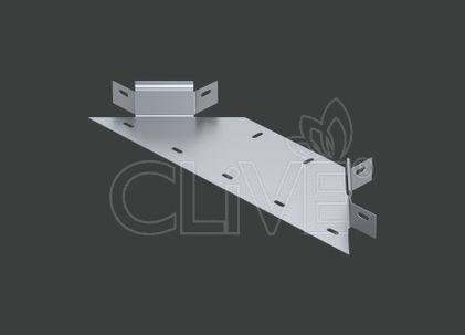 Отвод Т-образный ANSEH 100х60 (0,7) окрашенный RALXXXX CLIVE