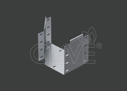 Переходник по ширине левосторонний ANSRM 300х200х200 (1,0) оцинк. CLIVE