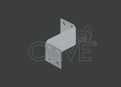 Упрощенная редукция ANSRM 400х100 (1,0) оцинк. CLIVE - фото 1