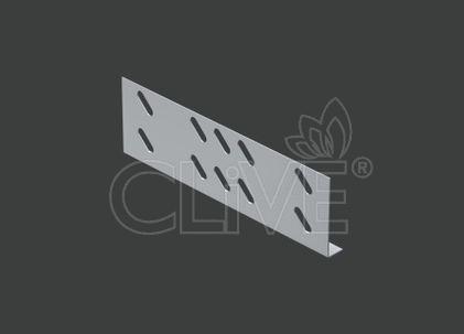 Пластина соединительная L-образная APSJF 80 (1,5) оцинк. CLIVE - фото 1