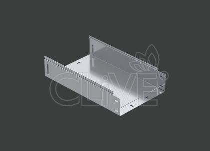 Лоток неперфорированный LNSCT 150х110х2000 (0,8) нерж. сталь AISI304 CLIVE