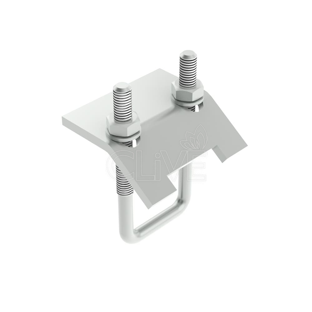 Зажим балочный 41х41 М10 оцинкованный - КЛАЙВ фото 1 